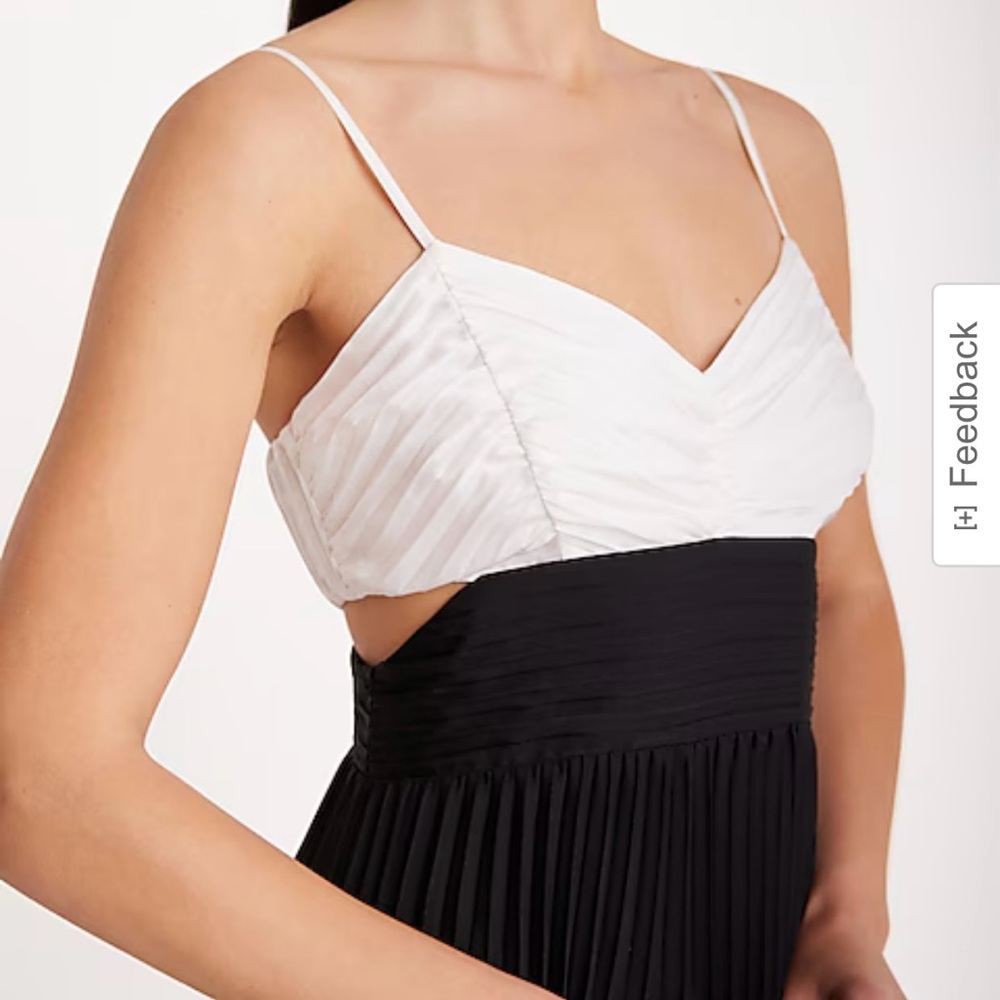 Express Black and White Maxi Skirt - Picture 6 of 16